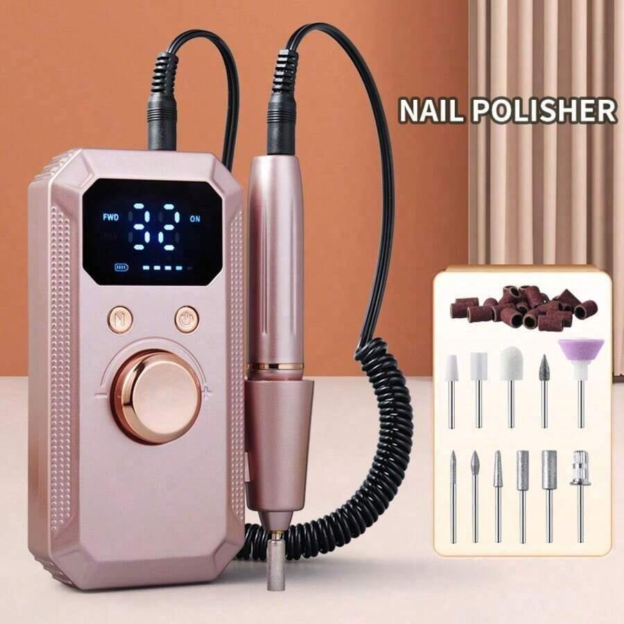 Nail Drill Machine - 20.000 RPM Şarj Edilebilir Elektrikli Tırnak