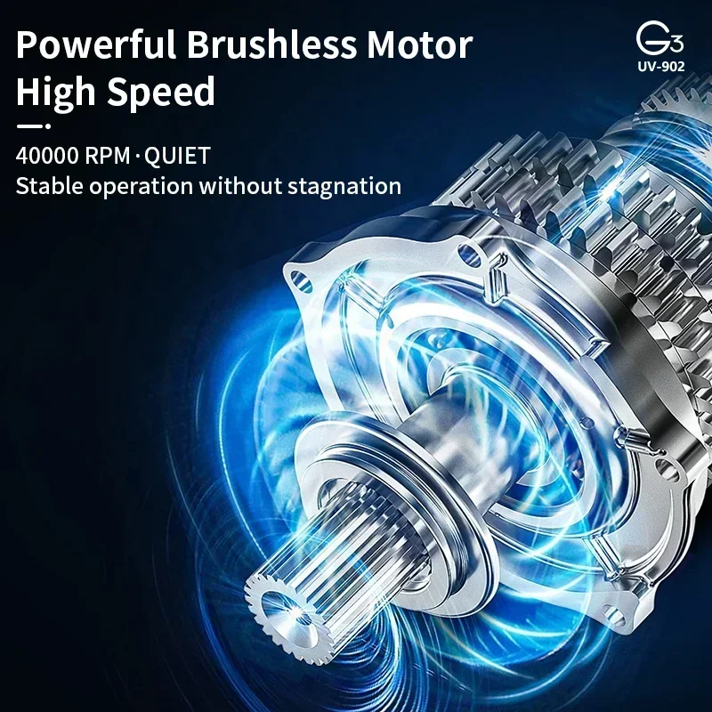 Nail Drill Machine - Oxxi UV G3 40000 rpm Fırçasız