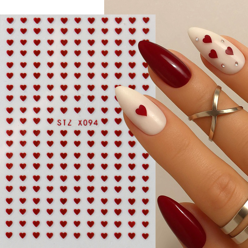 2 adet Mini Aşk Kalp Nail Art  - Nail Art Valentines Day incelemesi ve fiyatı