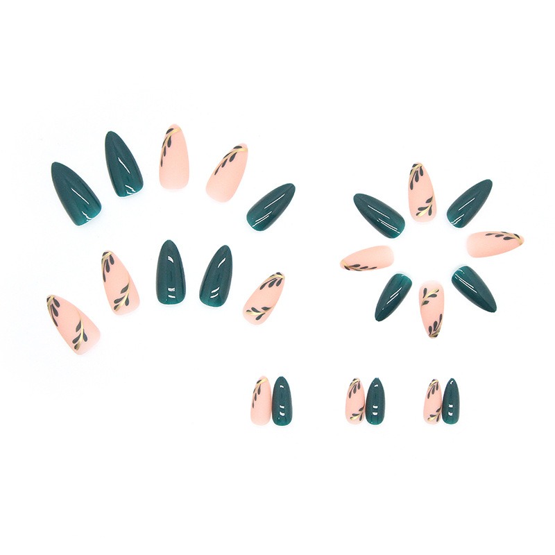 24P/Set Orta uzunlukta Badem Ç - Nail Art Pink incelemesi ve fiyatı