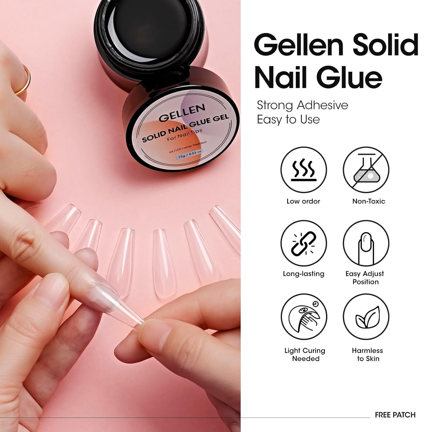 GELLEN Tırnak Katı Yapıştırıcı - Nail Art Ombre incelemesi ve fiyatı