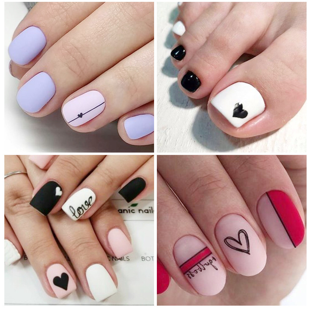Nail Art Çıkartmaları Aşk Kalp - Nail Art Valentines Day incelemesi ve fiyatı