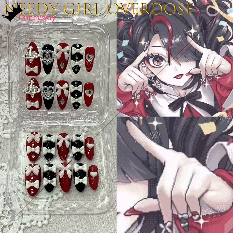 YiNuo*/Needy Girl Overdose Jir - Nail Art Press On incelemesi ve fiyatı