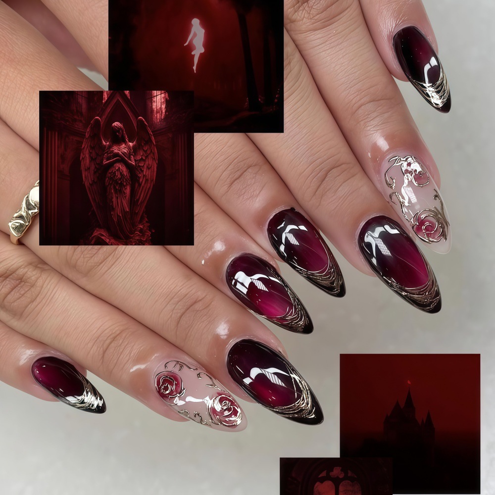 Kadınlar ve kızlar için 3D tak - Nail Art Press On incelemesi ve fiyatı