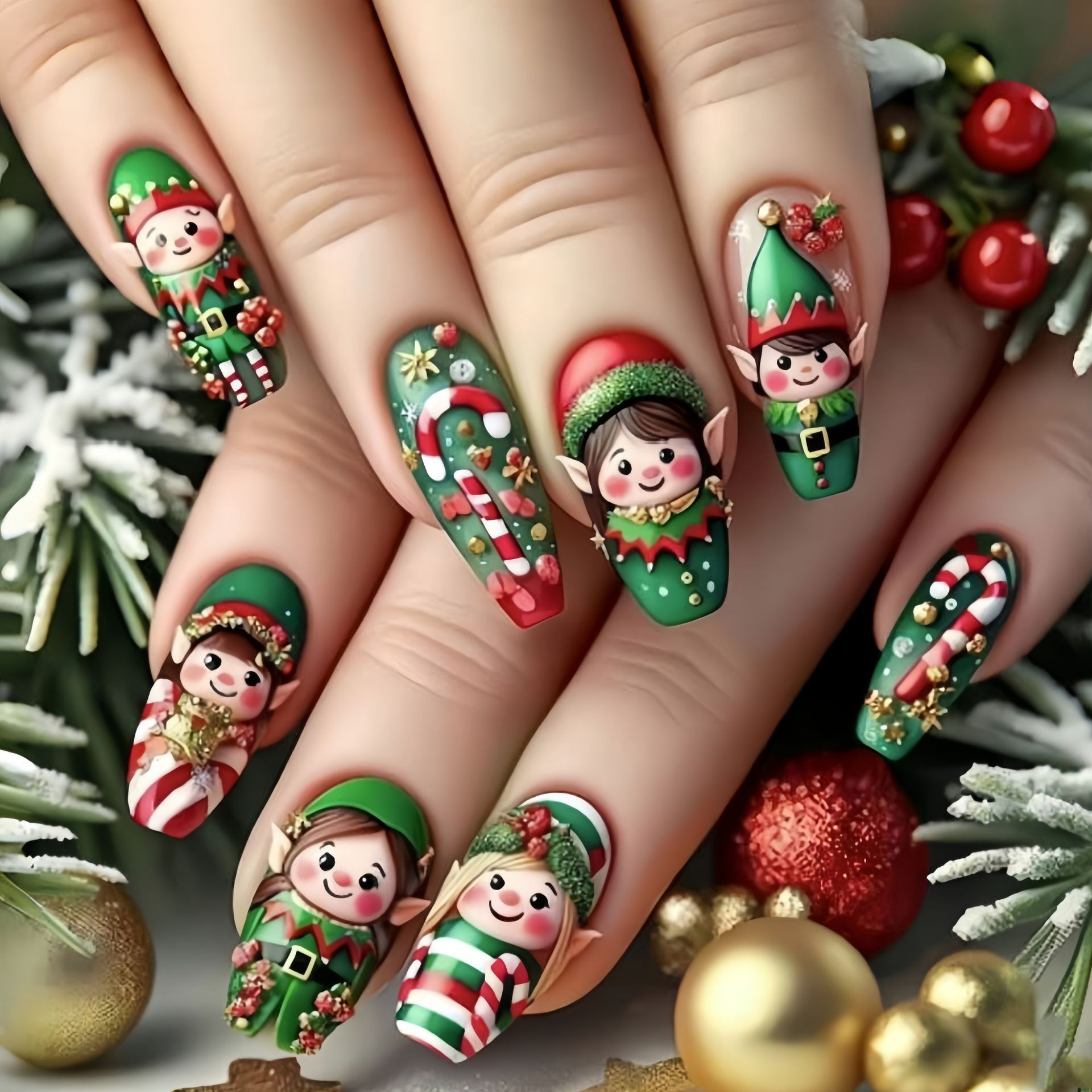 Noel partisi kar taneleri, Noe - Nail Art Press On incelemesi ve fiyatı
