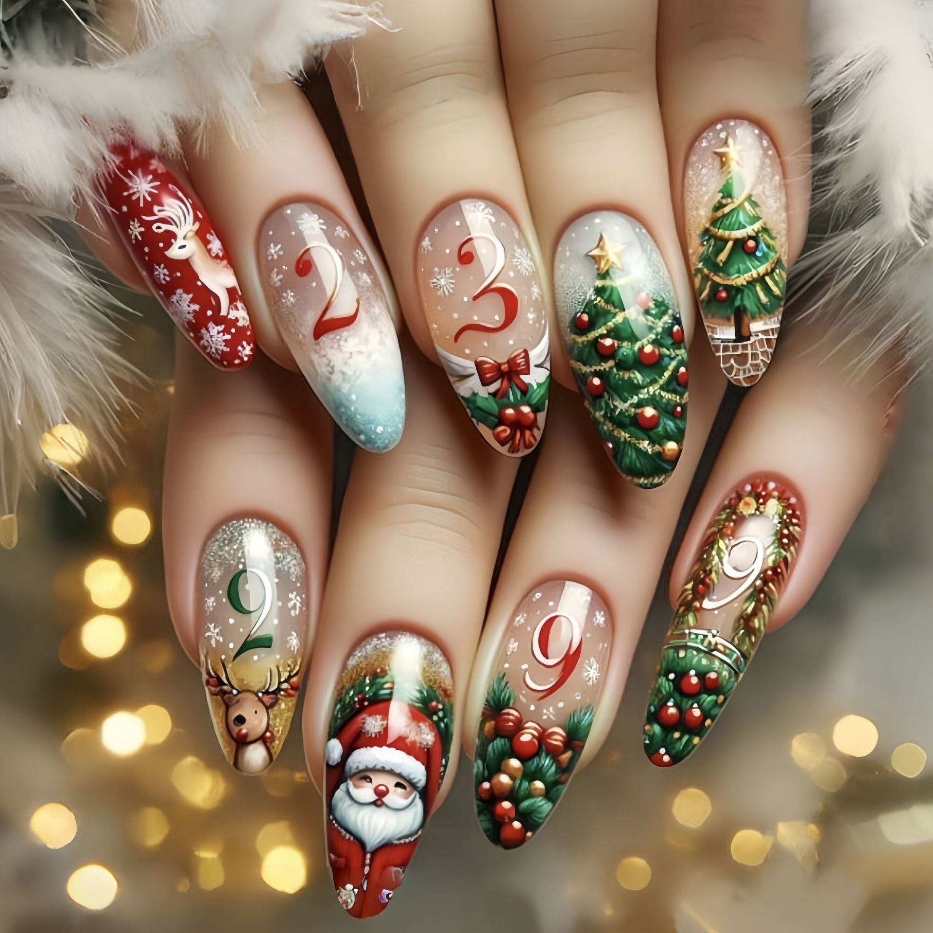 Noel partisi kar taneleri, Noe - Nail Art Press On incelemesi ve fiyatı