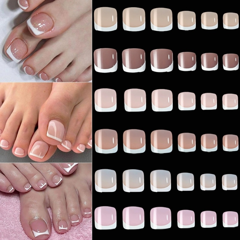 120 adet Kare Fransız Uçlu Tak - Nail Art Ombre incelemesi ve fiyatı