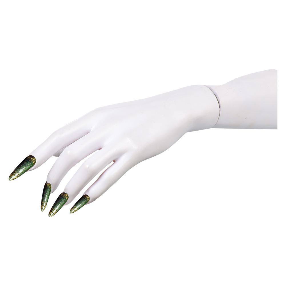 Parıltılı Altın Detaylarla Yeş - Nail Art Press On incelemesi ve fiyatı