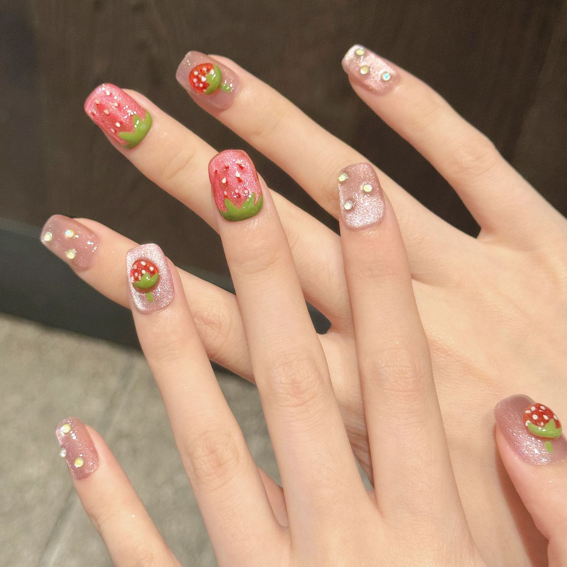 10 adet el yapımı tırnaklar üz - Nail Art Press On incelemesi ve fiyatı