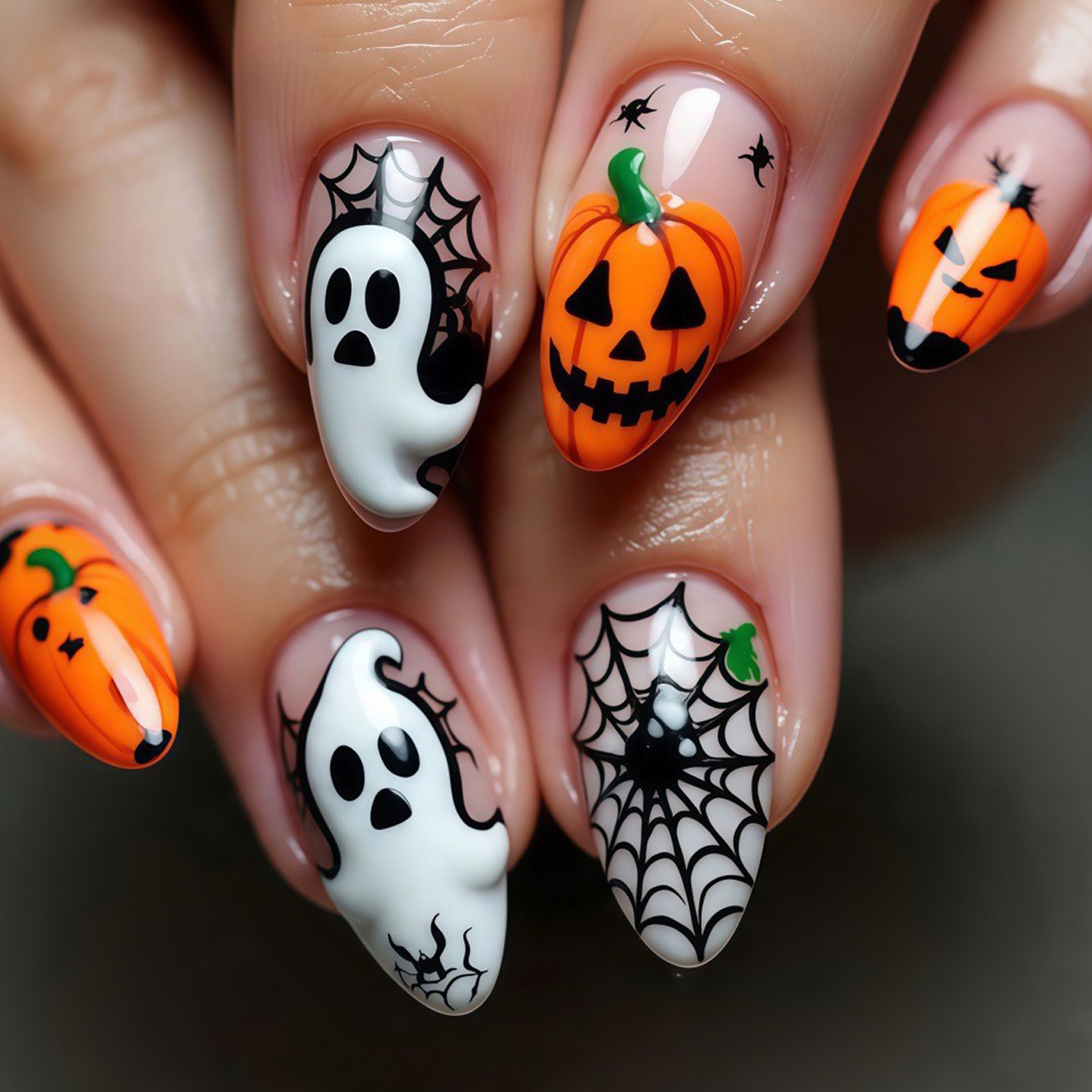 24 adet Cadılar Bayramı Takma  - Nail Art Press On incelemesi ve fiyatı