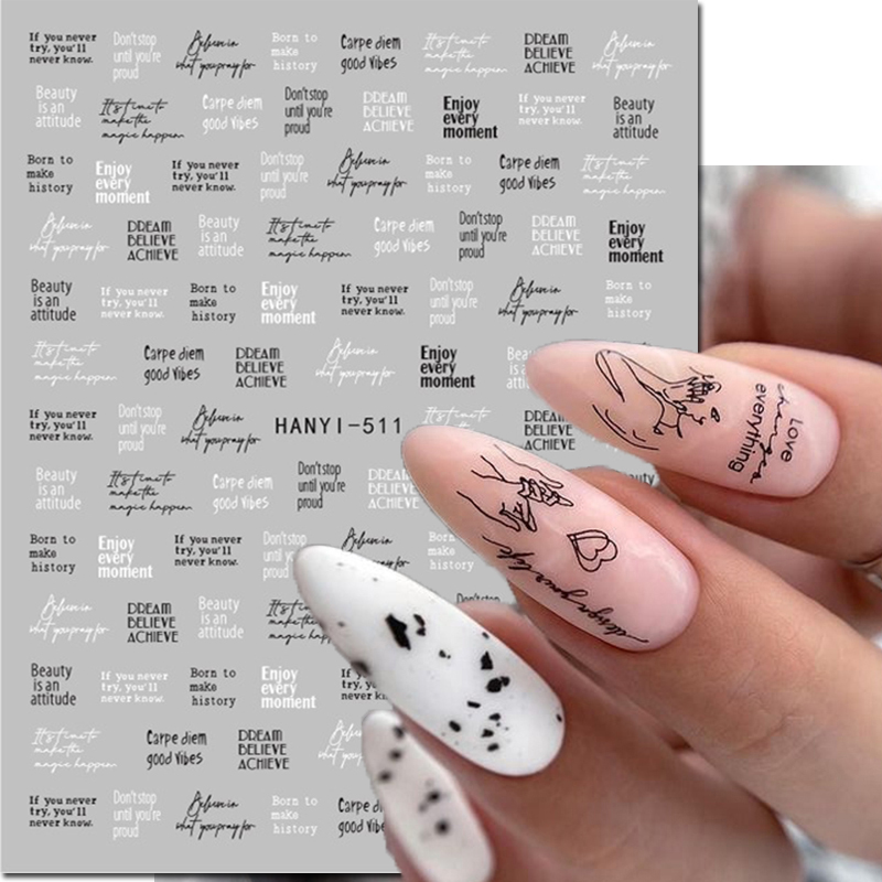 3d Nail Art Çıkartmaları Sevgi - Nail Art Valentines Day incelemesi ve fiyatı