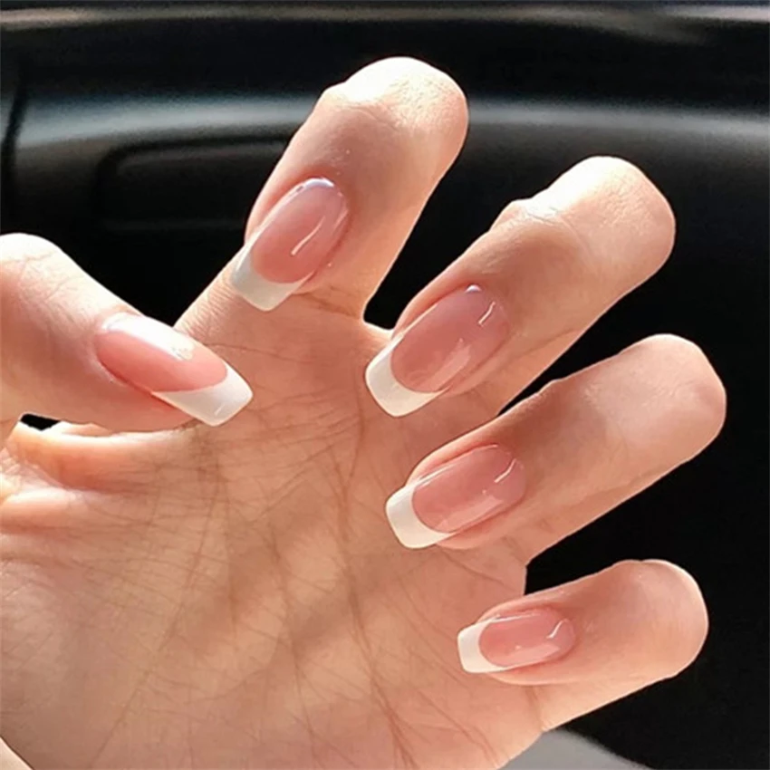 24 adet/takım Kısa Fransız Min - Nail Art Pink incelemesi ve fiyatı