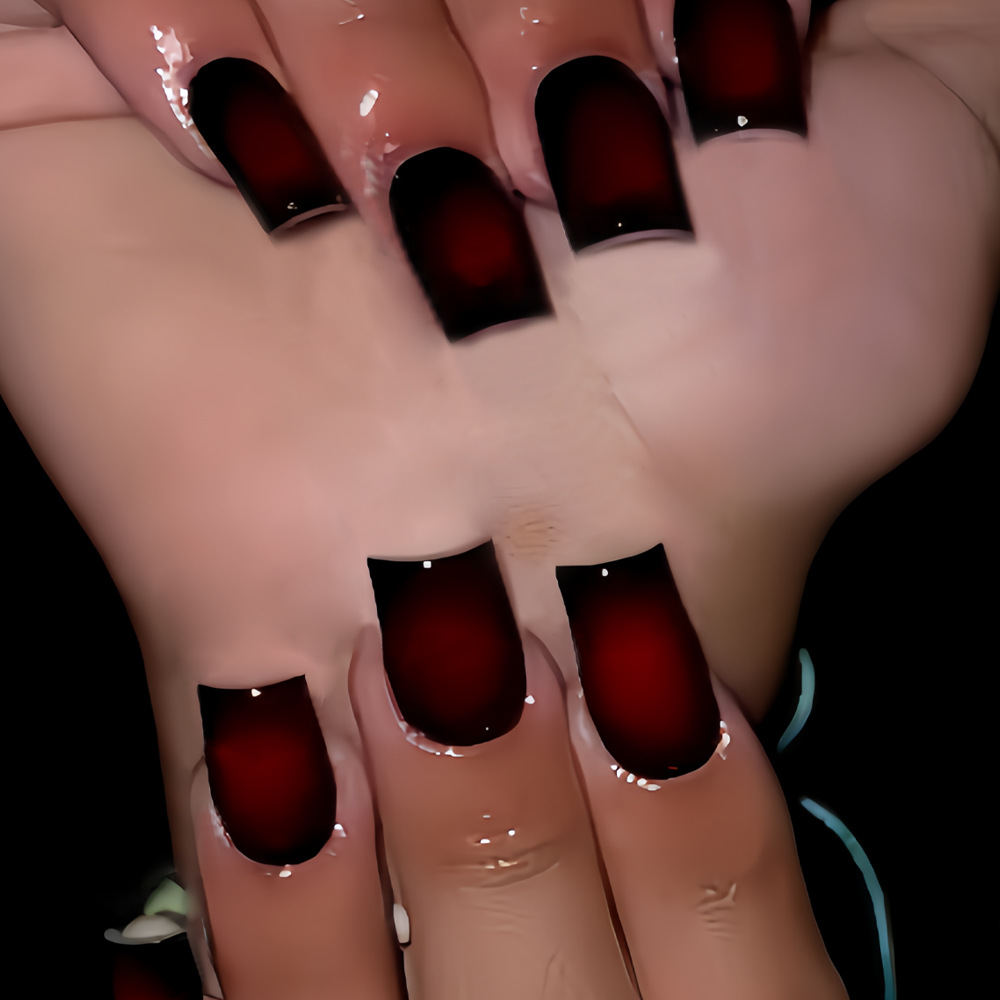 Kadınlar için kısa kare takma  - Nail Art Pink incelemesi ve fiyatı