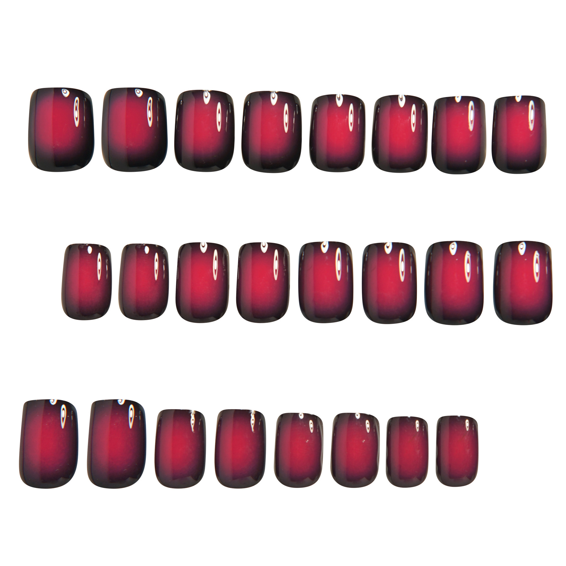 Kadınlar için kısa kare takma  - Nail Art Pink incelemesi ve fiyatı