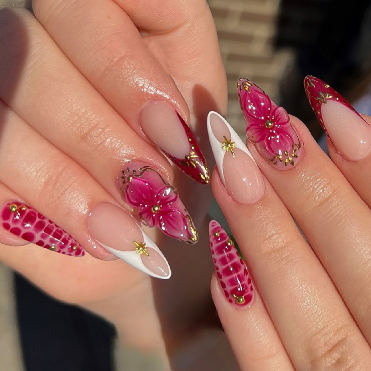 24 adet bitmiş badem şekilli t - Nail Art Press On incelemesi ve fiyatı
