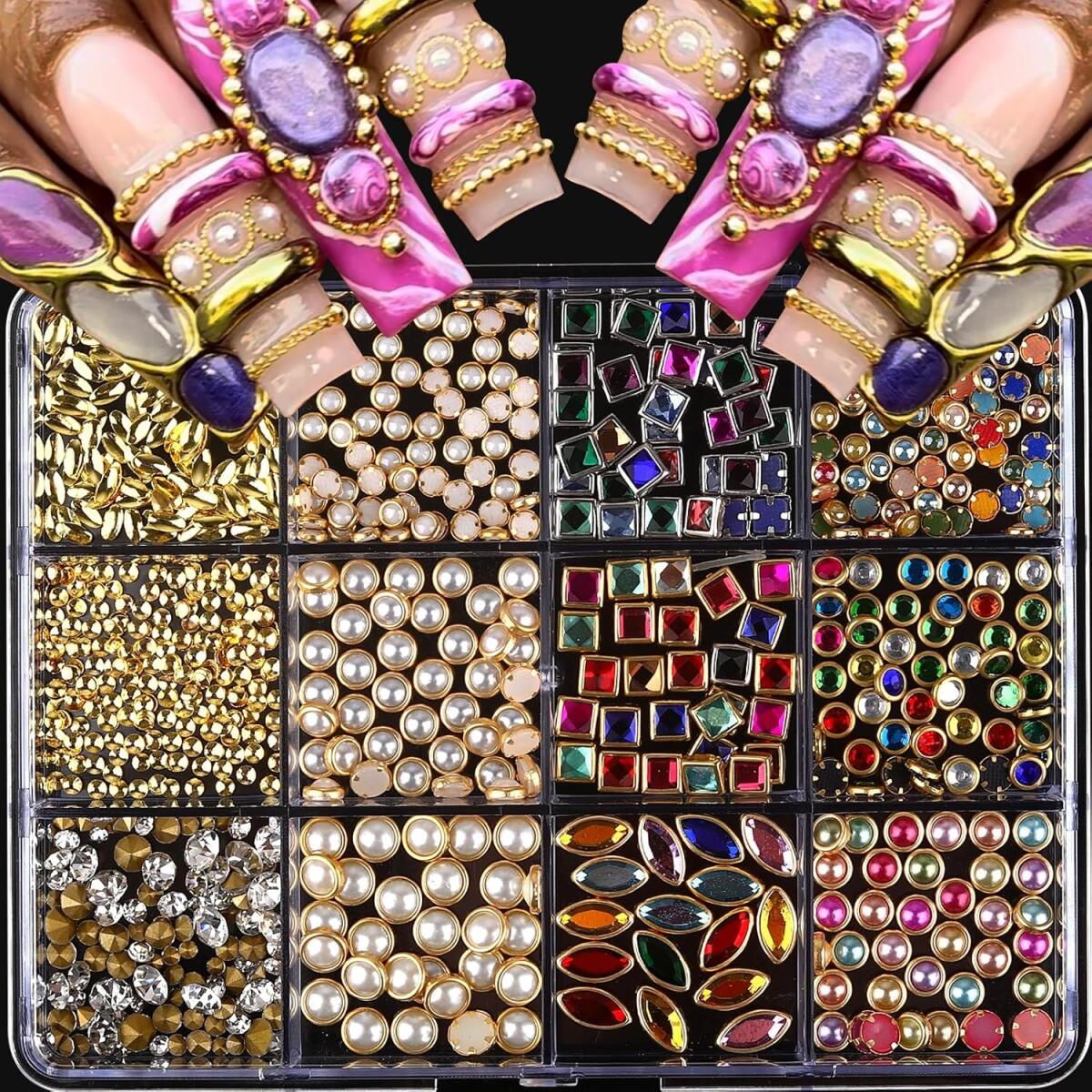 1 kutu hafif lüks parlak tırna - Nail Art Valentines Day incelemesi ve fiyatı