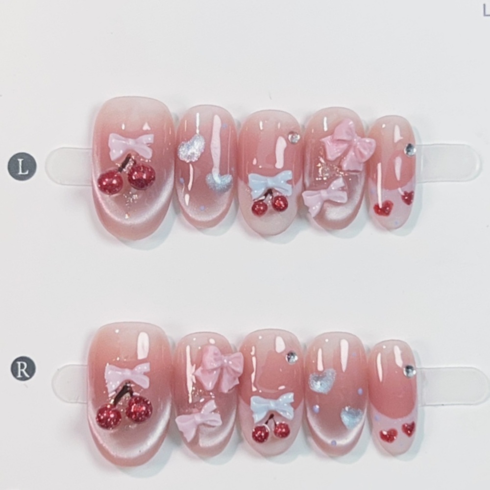 10 adet Kedi Gözü El Yapımı Sa - Nail Art Pink incelemesi ve fiyatı
