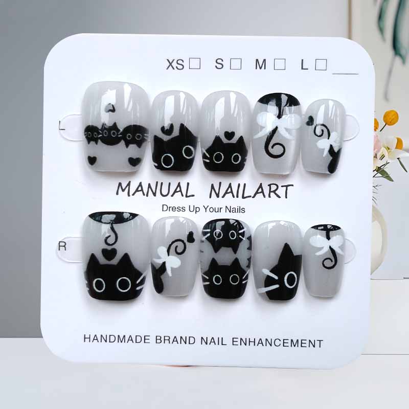10 Adet Sevimli Karikatür Siya - Nail Art Pink incelemesi ve fiyatı