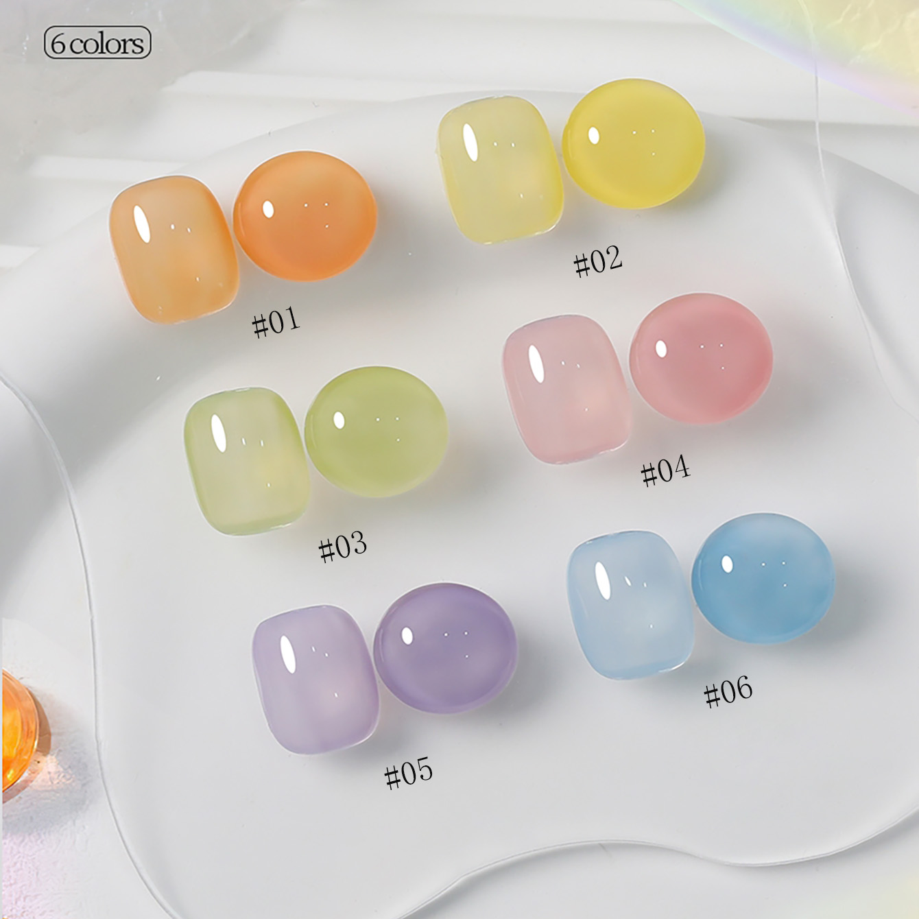 1-6 adet PSK Yeni Macaron Şeke - Nail Art Orange incelemesi ve fiyatı