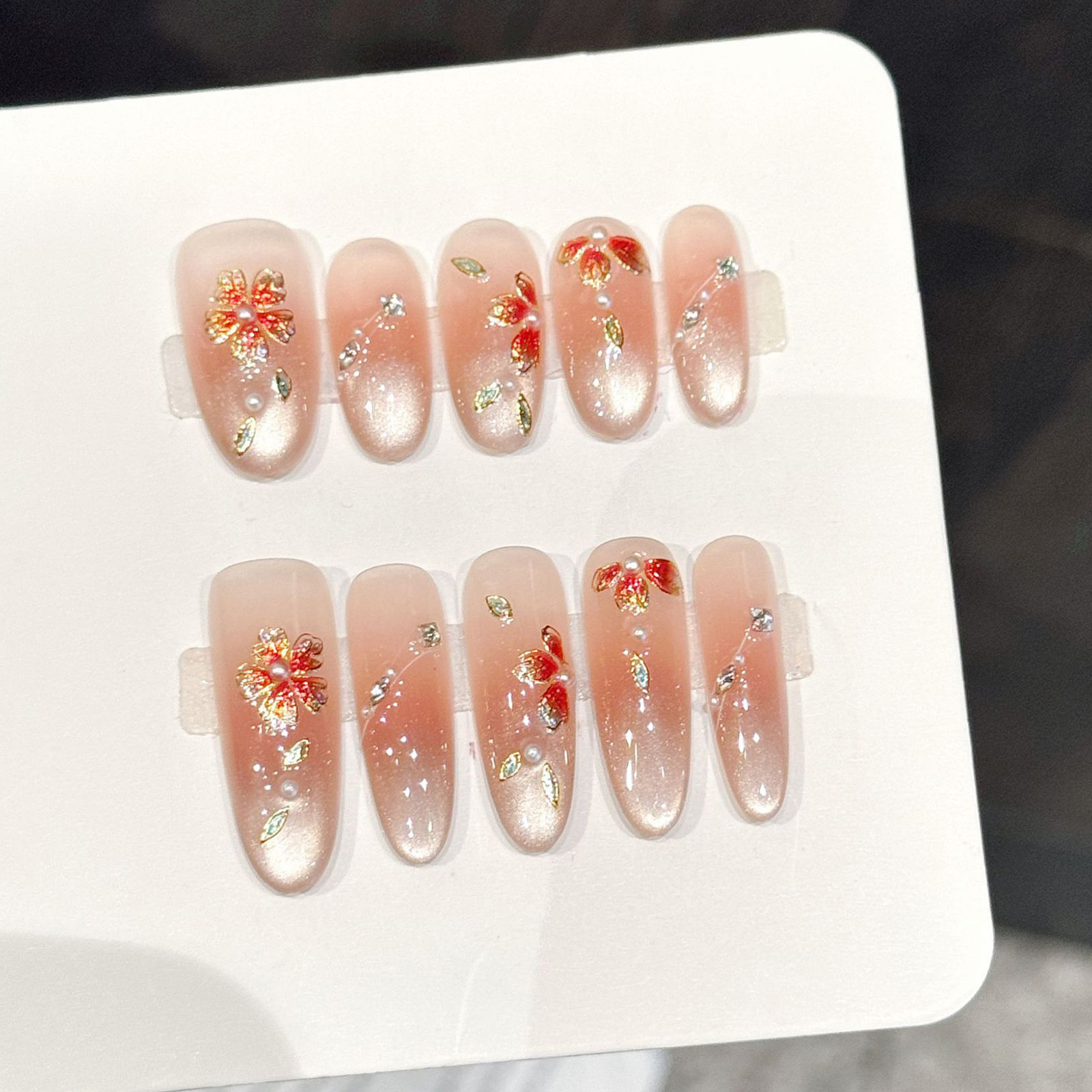 10 Adet El Yapımı Takma Tırnak - Nail Art Pink incelemesi ve fiyatı